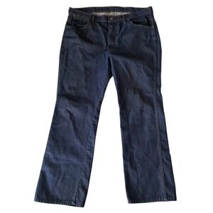 Dee Cee By Washington MFG CO 70-80s USA Dark Wash Denim Lightweight Work Size 38